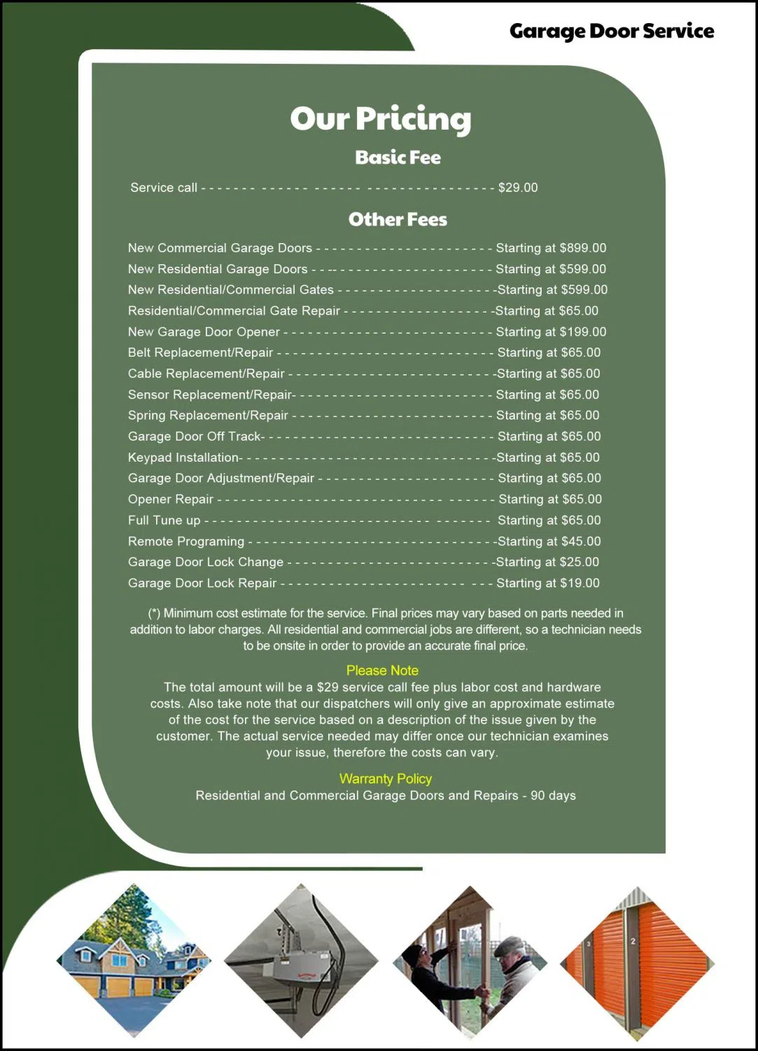 Metro Garage Door Service Sunland-Tujunga, CA 818-650-0597